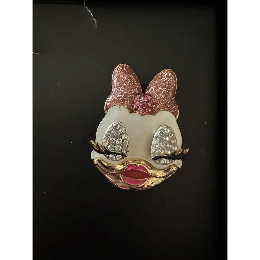 Disney BaubleBar Donald & Daisy Duck Stud Earrings Multicolor Valentine's Day - Picture 4 of 4